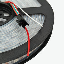Load image into Gallery viewer, WS2812B Waterproof Neopixel LED Strip 60LED/MTR - 5V IP67 Addressable LED Strip (5 Meter Pack)