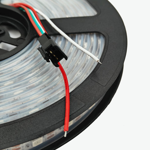 WS2812B Waterproof Neopixel LED Strip 60LED/MTR - 5V IP67 Addressable LED Strip (5 Meter Pack)