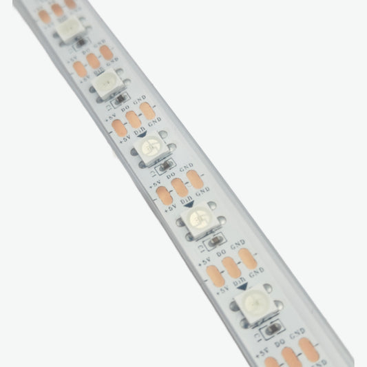 WS2812B Waterproof Neopixel LED Strip 60LED/MTR - 5V IP67 Addressable LED Strip (5 Meter Pack)