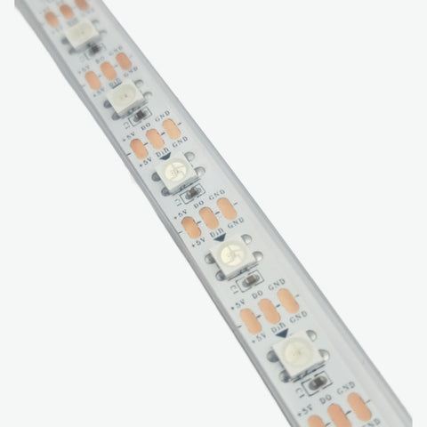 WS2812B Waterproof Neopixel LED Strip 60LED/MTR - 5V IP67 Addressable LED Strip (5 Meter Pack)