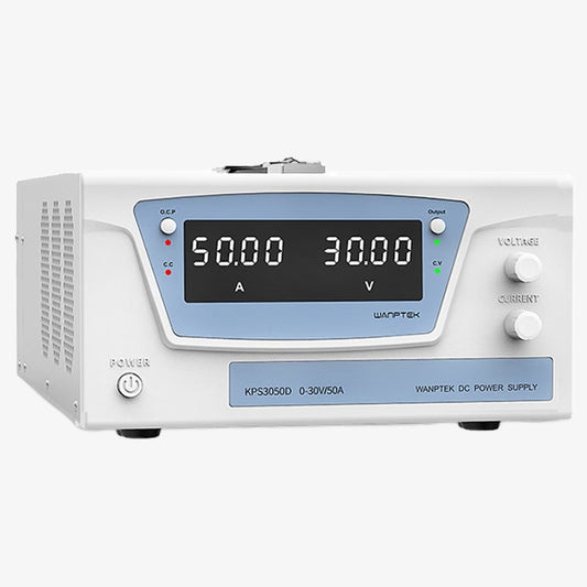 WANPTEK KPS3050D 30V/50A High Precision High Power Adjustable LED Dual Display Switching DC Power Supply