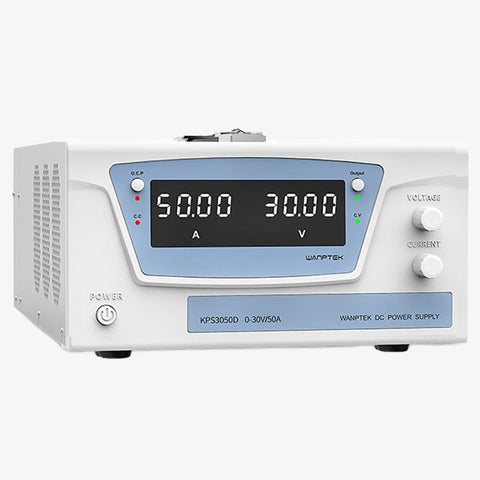 WANPTEK KPS3050D 30V/50A High Precision High Power Adjustable LED Dual Display Switching DC Power Supply