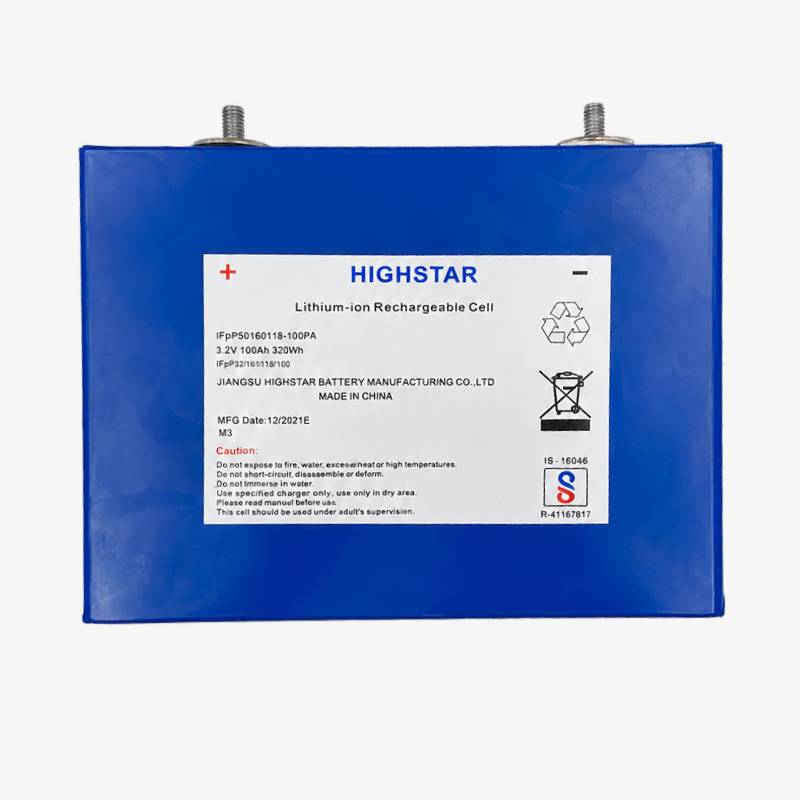Highstar 3.2V 100Ah LiFePO4 Prismatic Battery Cell