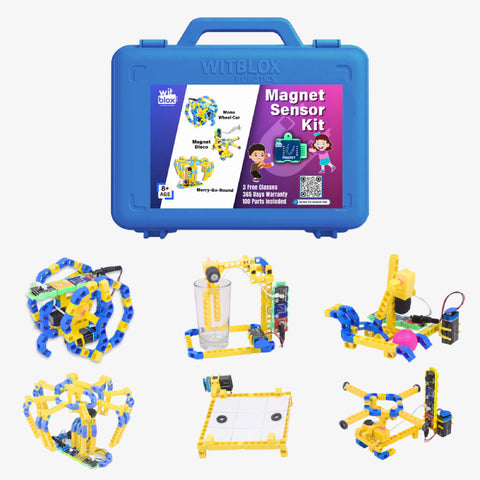 WitBlox DIY Magnet Sensor Kit - 6 in 1 Projects