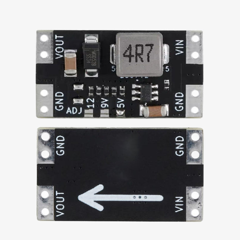 Power Module 5v XL3608 Mini Boost Board DC-DC 5V Step-Up Power Module (5V/9V/12V 2A ...