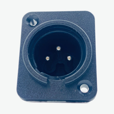 XLR Male Socket Right Angle