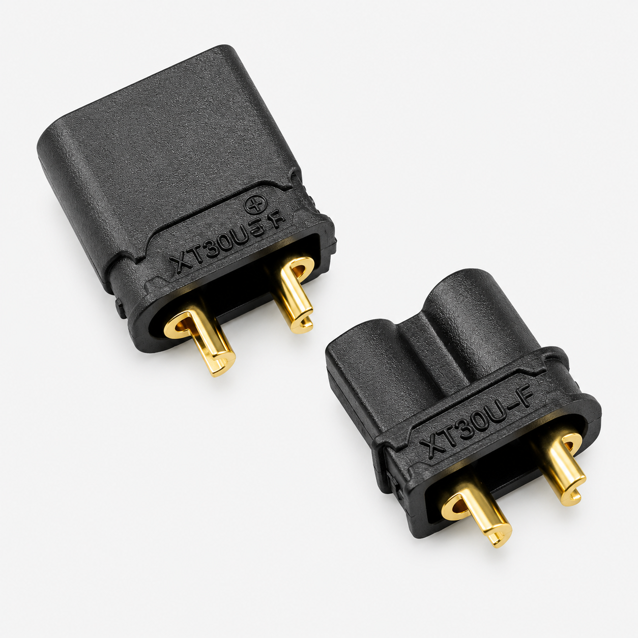 XT-30 Male and Female Connector Black (1 Pair)