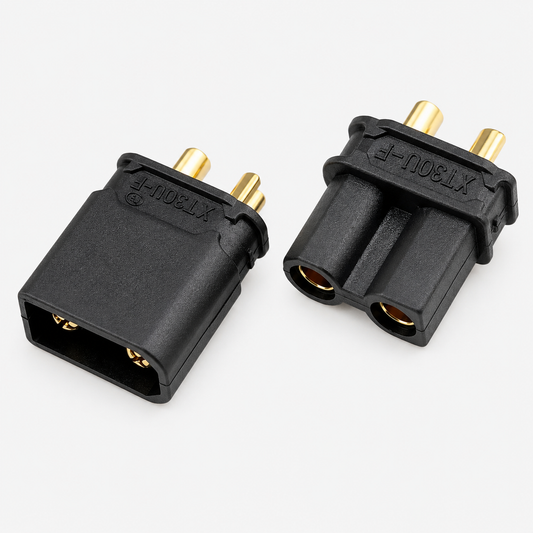 XT-30 Male and Female Connector Pair Black