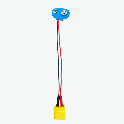 XT60 Male Connector to 9V Battery Snap Connector Battery Adapter Cable