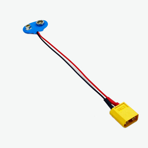 XT60 Male Connector to 9V Battery Snap Connector Battery Cable