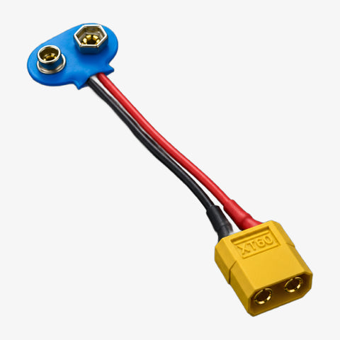 XT60 Male Connector to 9V Battery Snap Connector Battery Adapter Cable