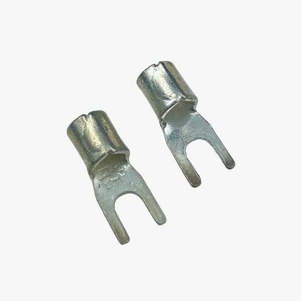 Non-Insulated Y-Spade Fork Terminal / Copper Lugs (4.6mm) - Pack Of 2