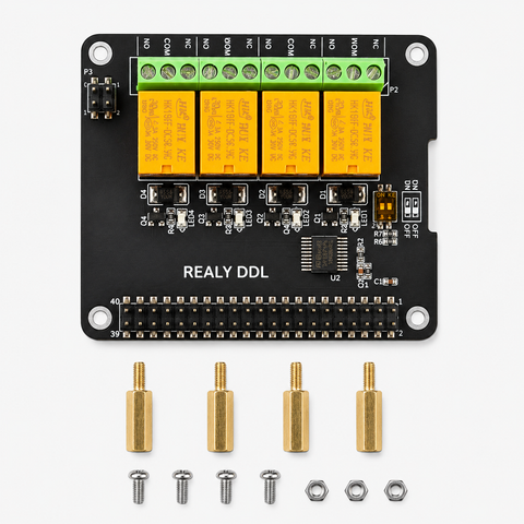 GeeekPi Raspberry Pi Expansion Board 4 Channel Relay Board Module 