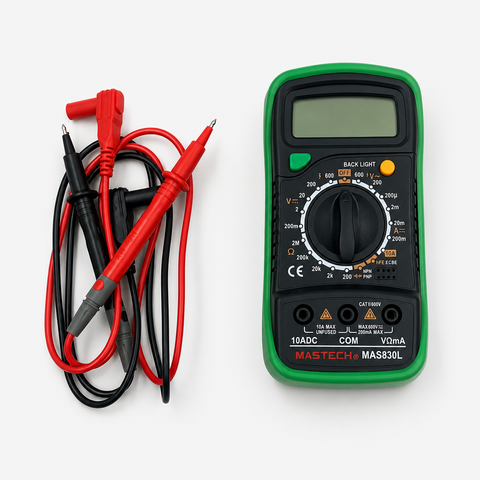 MASTECH MAS830L Digital Multimeter - Multimeter with Probes