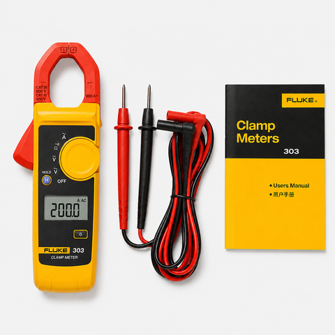 Fluke 303 600A AC Clamp Meter with 2 Year Warranty
