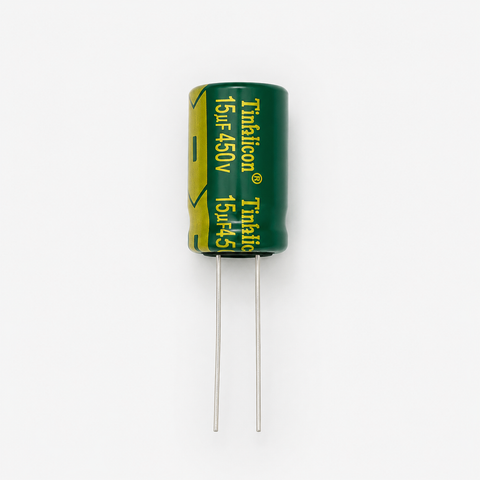 15uF 450V Radial Electrolytic Capacitor - Through Hole Package