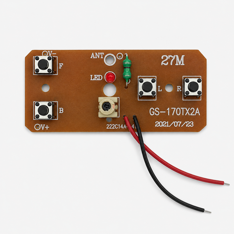 4 Channel 27MHZ Remote Transmitter & Receiver Board