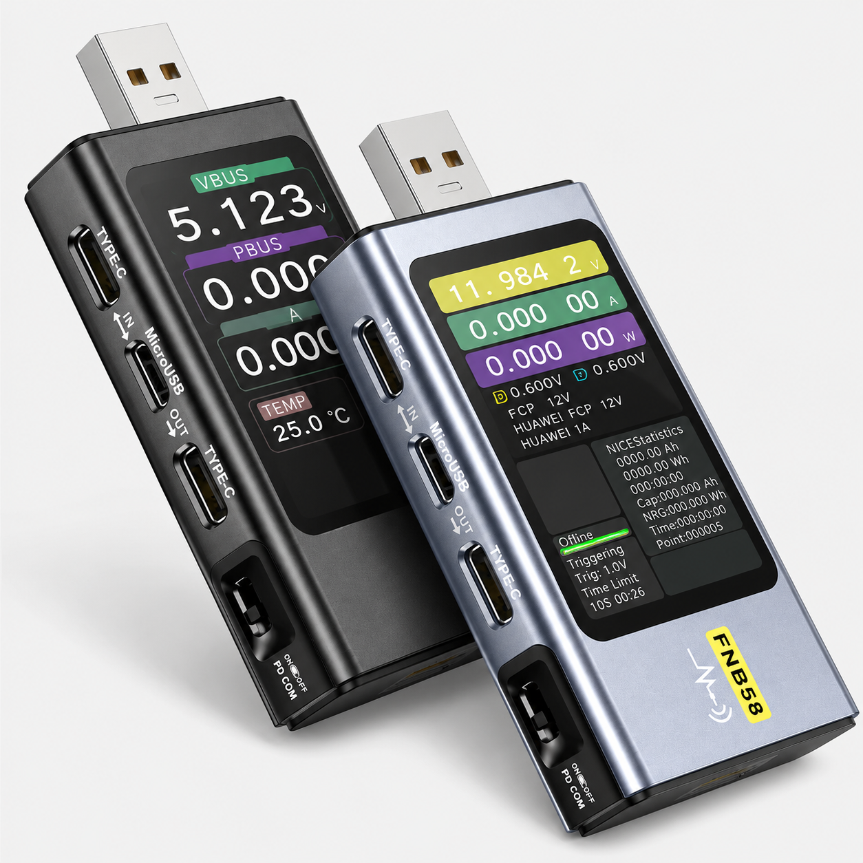 FNIRSI® FNB58 USB Fast Charge Tester