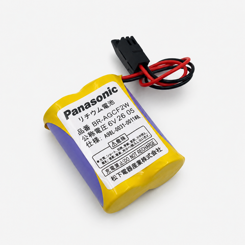 BR-AGCF2W 6V Lithium Battery with Black Plug For CNC