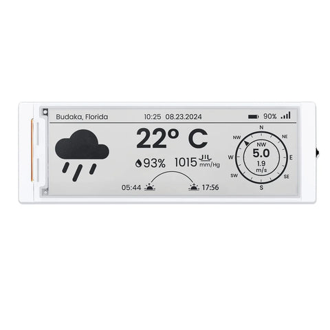 CrowPanel ESP32 5.79inch E-paper HMI Display with 272*792 Resolution Black/White Color Driven By SPI Interface