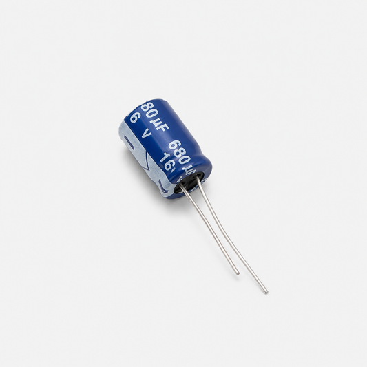 680uF 16V Aluminium Electrolytic Capacitor