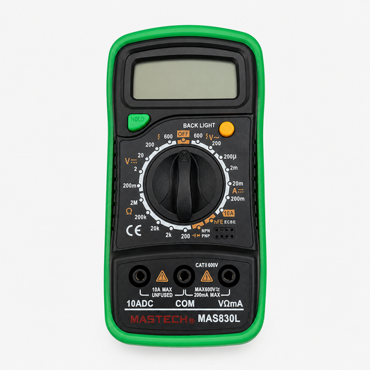 MASTECH MAS830L Digital Multimeter - Multimeter with Probes