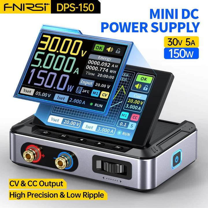 FNIRSI® DPS-150 Mini DC Adjustable CNC Programmable Regulated Switching Power Supply