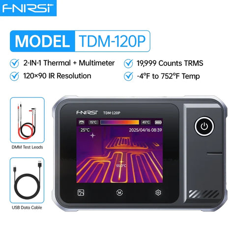 FNIRSI® TDM-120P Thermal Imaging Multimeter