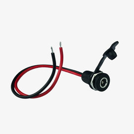 DC Female Jack with Waterproof Connector and Wire - High Quality