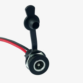 DC Female Jack with Waterproof Connector and Wire