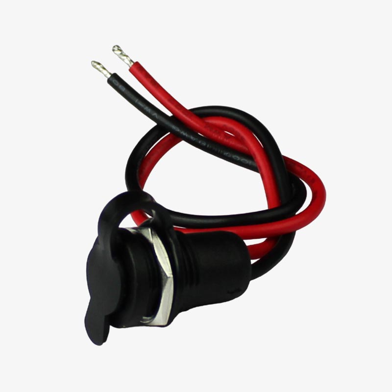 DC Female Jack Waterproof Connector with Wire - High Quality