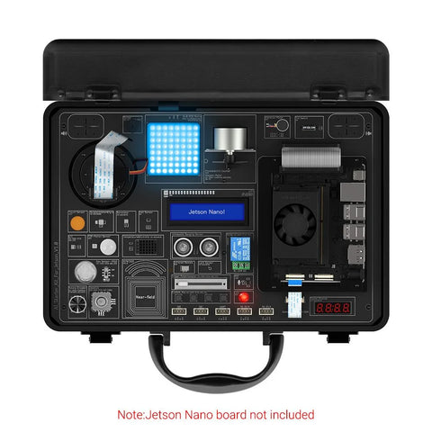 Elecrow AI Starter Kit for Jetson Orin Nano with Common Board design, 30 Sensors and 38 Lessons (without Jetson Orin Nano board)