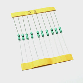 0 ohm, 1/4 Watt Resistor with 5% tolerance