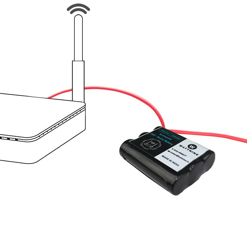 WATTNINE® Mini UPS for Wi-Fi Router - Router UPS Battery for 12v WiFi ...