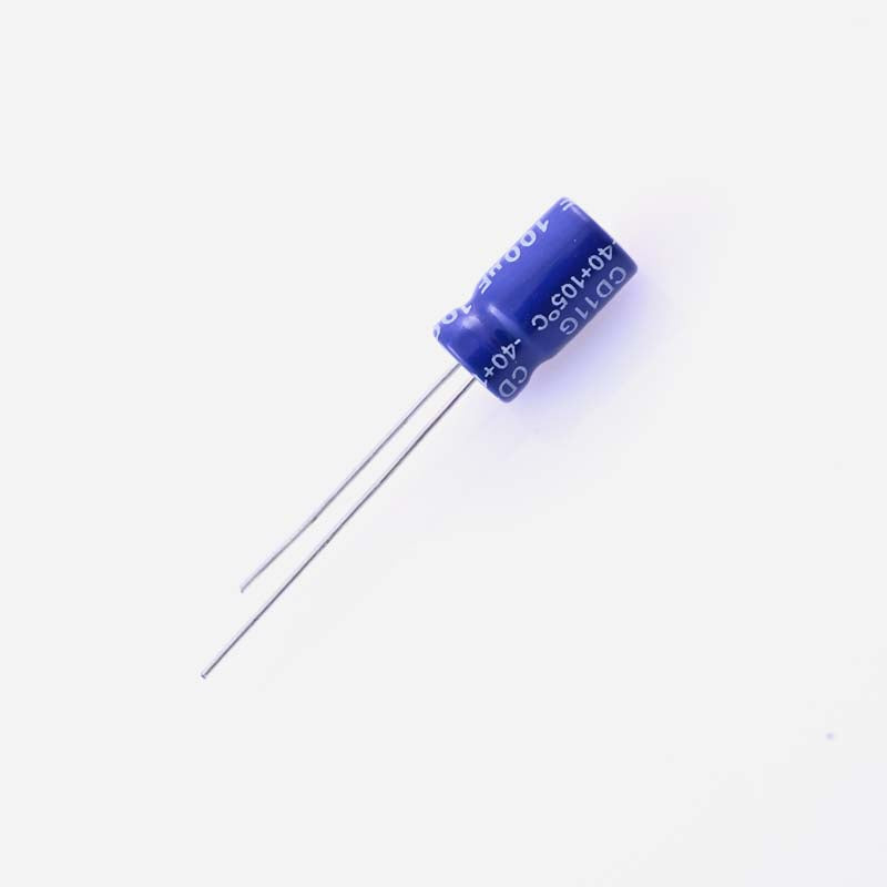 100uF/25V Radial Electrolytic Capacitor