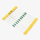 10M ohm, 1/4 Watt Resistor with 5% tolerance (Pack of 10)