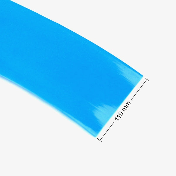 110mm PVC Heat Shrink Sleeve for Lithium Battery Pack - 1 Meter (Blue)