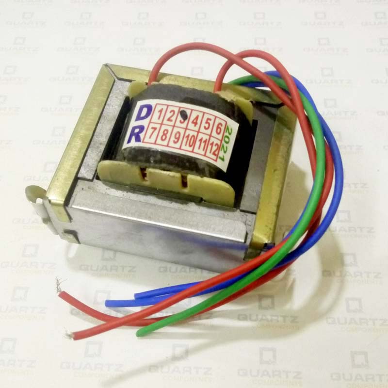 12-0-12 1A Center Tapped Step-down Transformer (12V/24V)