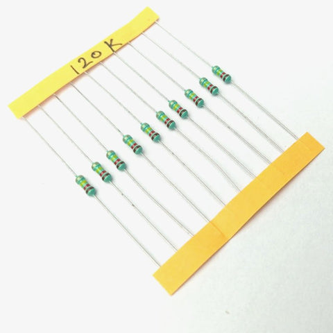 120K ohm, 1/4 Watt Resistor