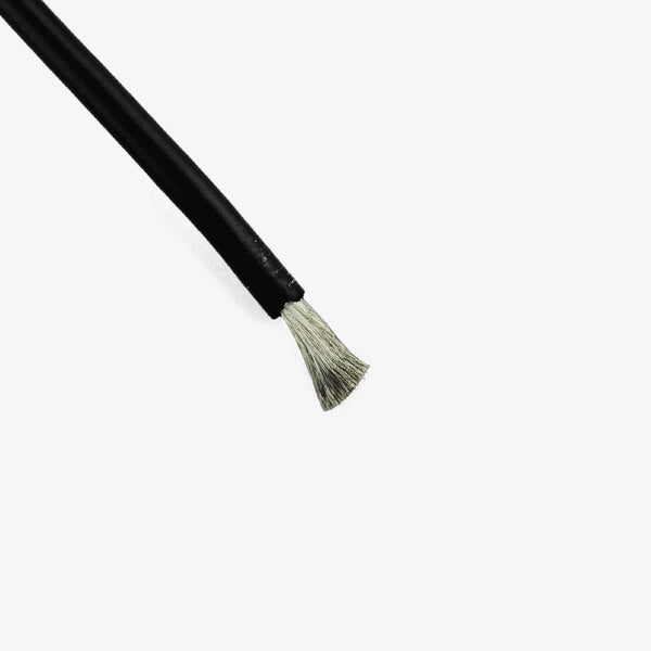12AWG Silicone Wire Black ( 1 meter ) - High Quality Ultra Flexible for Battery Packs