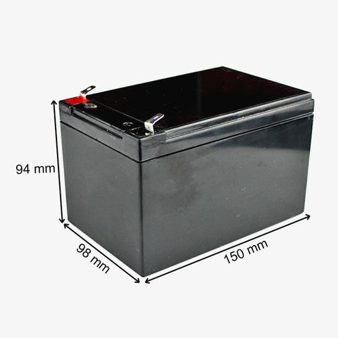12 Ah Container Set Dimensions