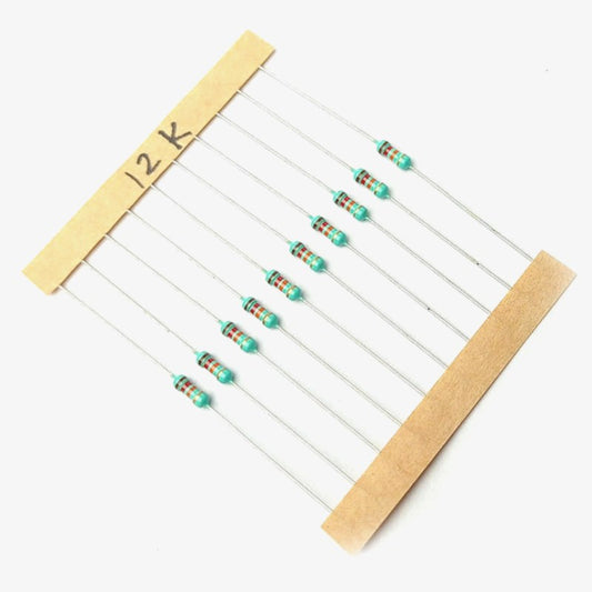 12K ohm, 1/4 Watt Resistor