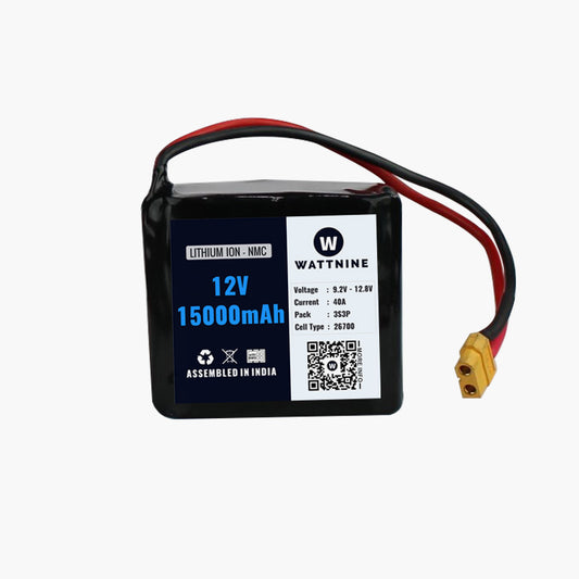 12V 15000mAh Lithium Battery Pack