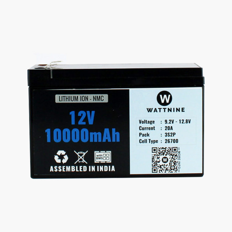 12V 10Ah Lithium Battery