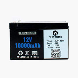 12V 10Ah Lithium Battery