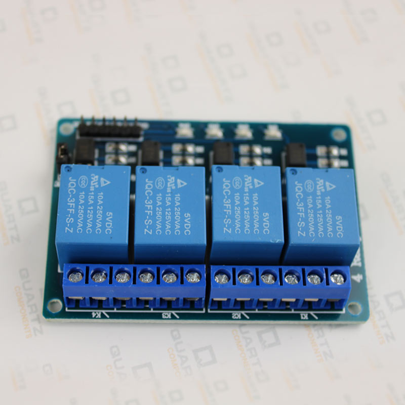 Four Channel 10A Isolated Relay Module