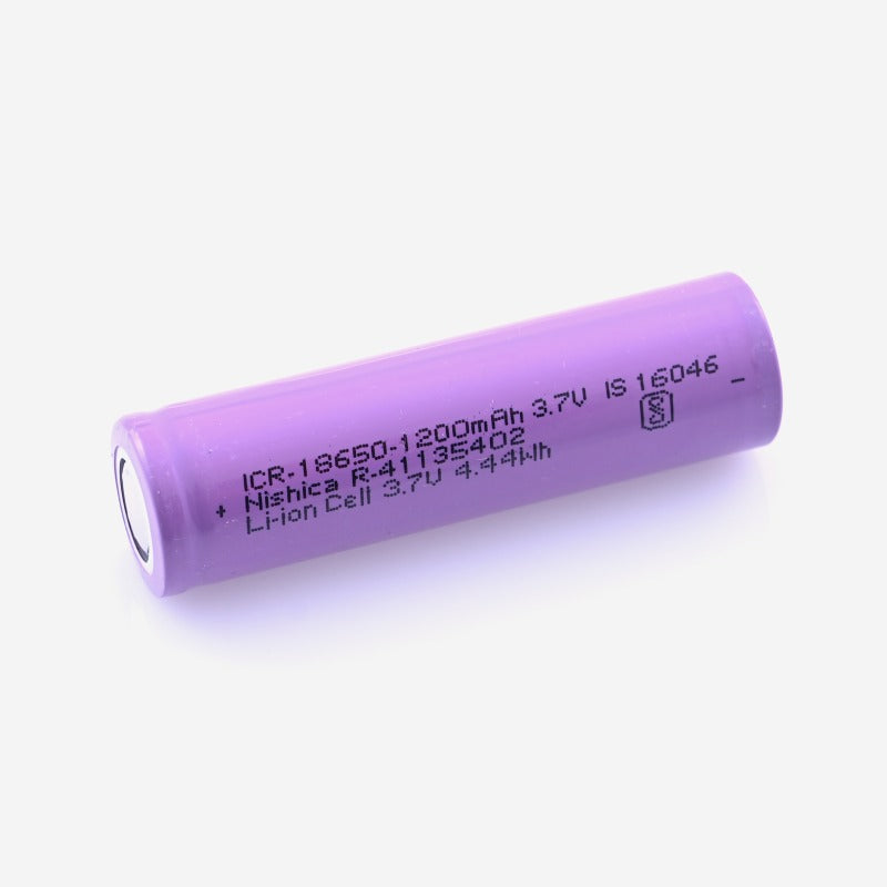 18650 Li-ion Rechargeable Battery (1200 mAh)