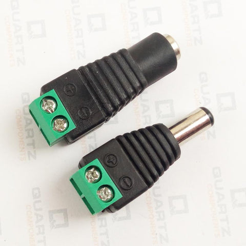 CCTV Cameras 2.1mm x 5.5mm Female Male DC Plug