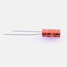 Load image into Gallery viewer, 1uF/63V Radial Electrolytic Capacitor