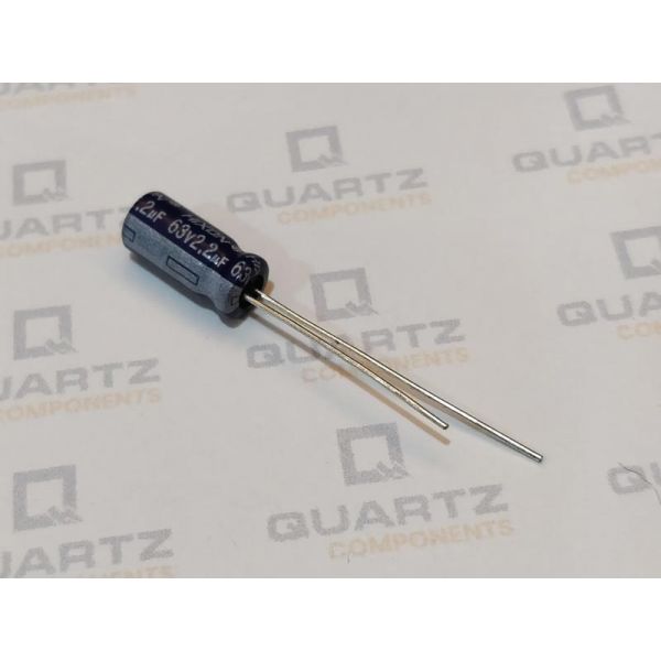 2pcs ROE Roederstein EK 2.2µF 63V Radial Electrolytic Capacitors – NOS